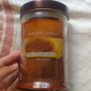 Vanilla Cinnamon Brulee Tuscany Candle
